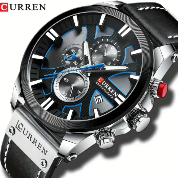 CURREN Multi-function Luminous Quartz Men's Watch - Image 2