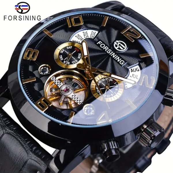 Forsining Tourbillion Fashion Mens Automatic Mechanical Watch