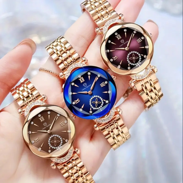 Women's Watch Rhinestone New Steel Belt