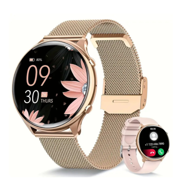 Women's Calling Smartwatch, 1.39" Round Smartwatch With 100+ Sports Modes