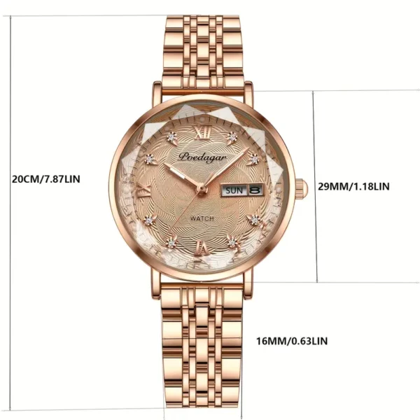 Elegant Women's Quartz Watch - Casual Style - Image 2